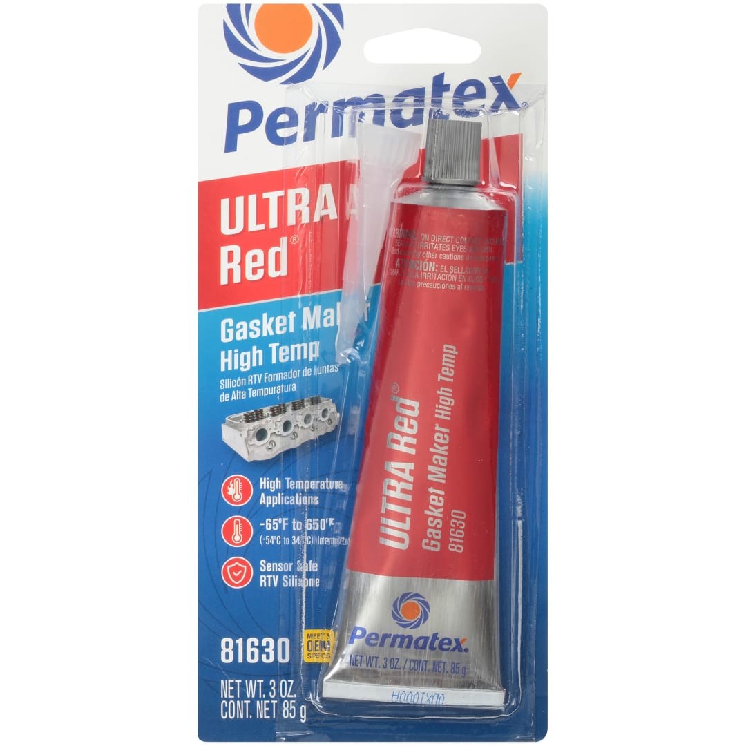 Permatex Ultra Red RTV Gasket Maker, 3.35 oz