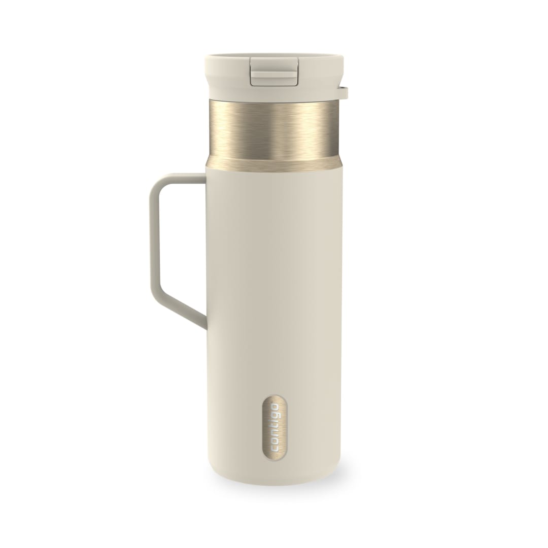 Contigo SnapSeal™ 591 ml Botella Térmica de Acero Inoxidable a Prueba de Fugas, Con Asa