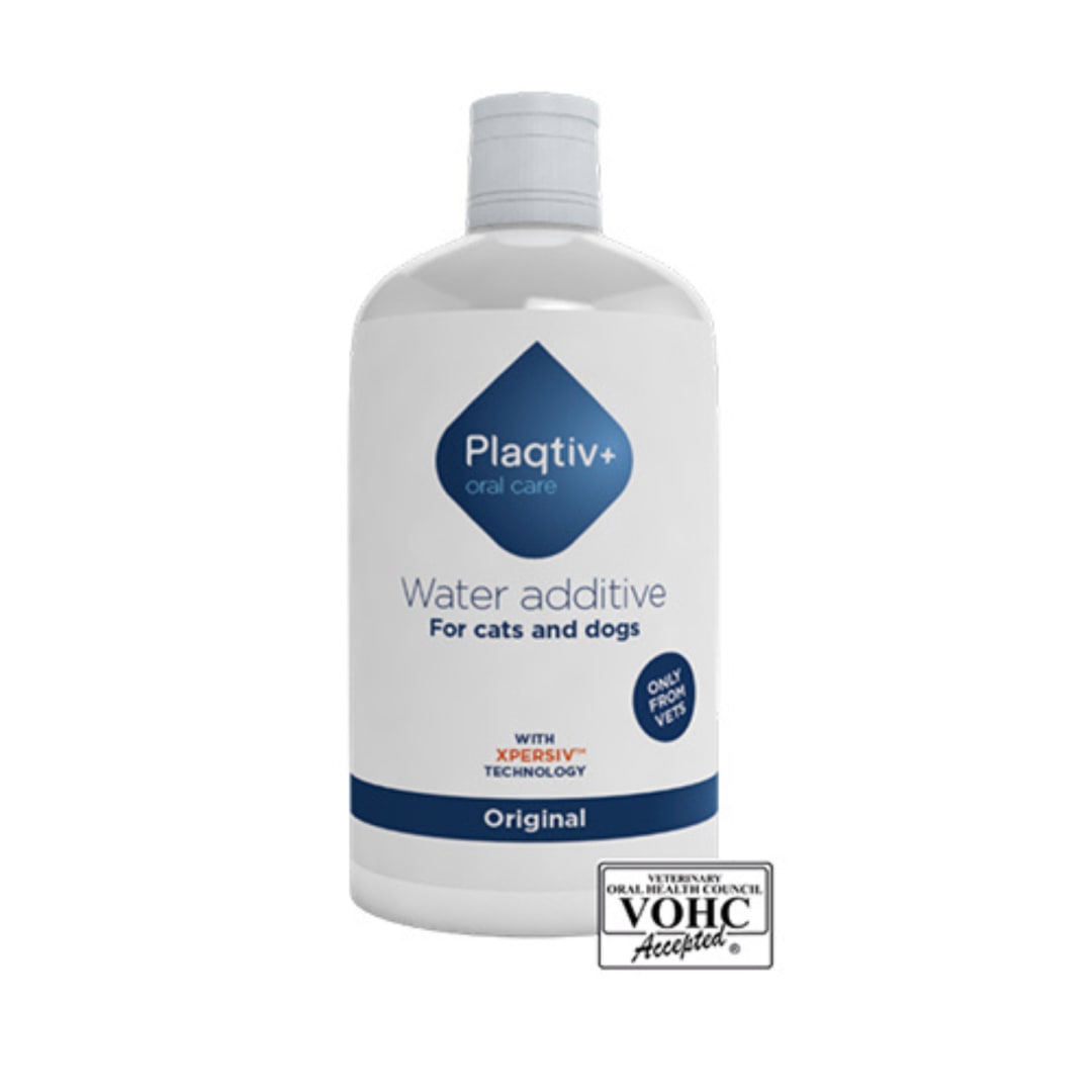 Plaqtiv+ Dental Water Additive for Dogs and Cats, 500mL