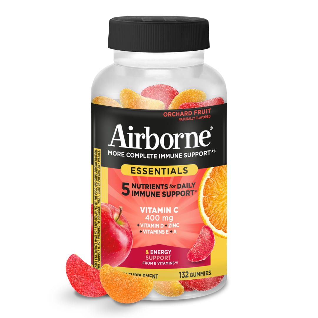 AIRBORNE® Immune Essentials Gummies - Assorted Fruit 12/132 ct.