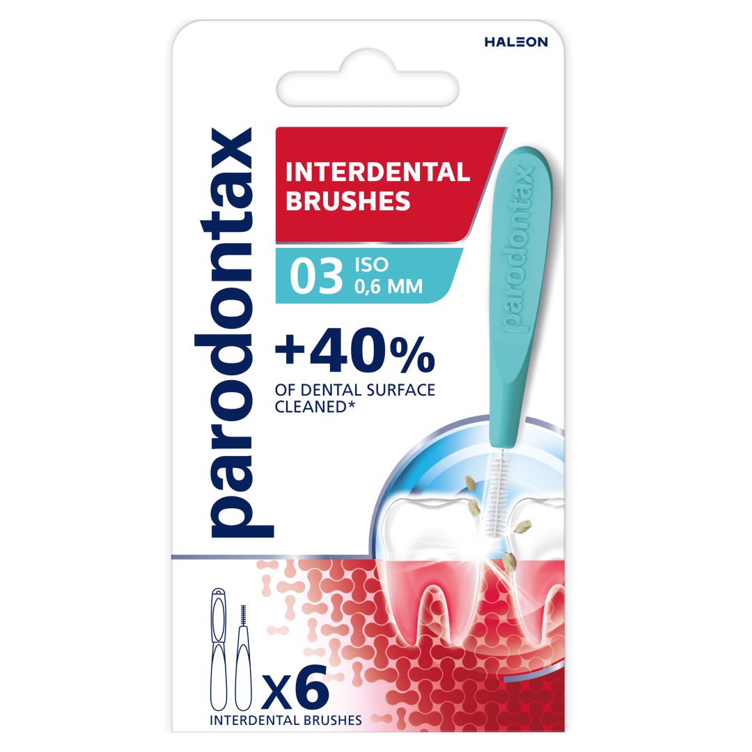 parodontax Interdentale Ragers 0,6mm iso 3 met dop 6 stuks