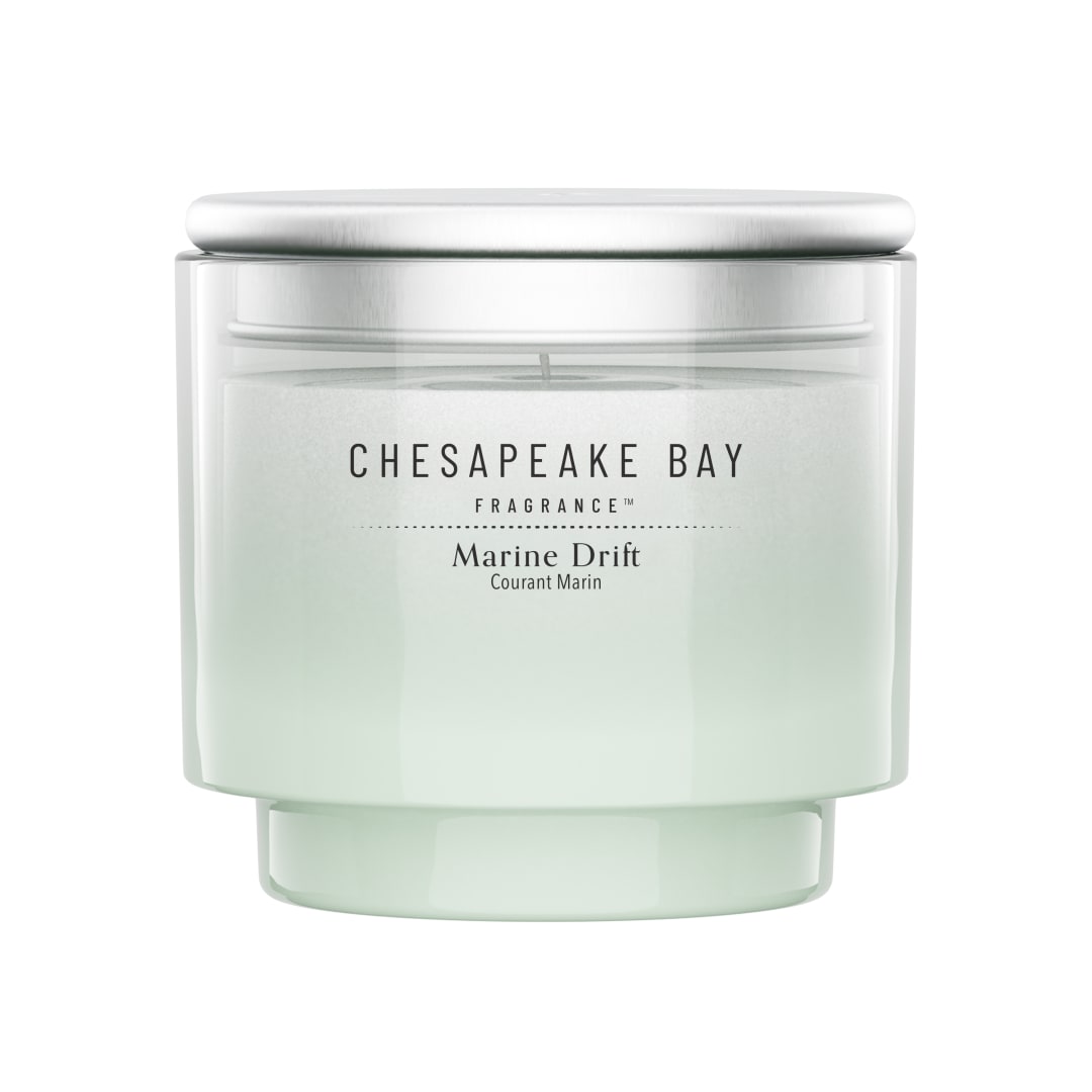 Chesapeake Bay Vela perfumada | Vela pequeña | Marine Drift | Regalos perfectos para mujeres