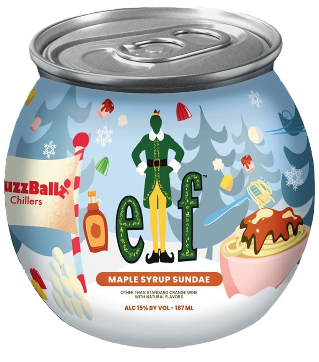 BuzzBallz Elf Maple Syrup Sundae Wine 187ml 30 Proof