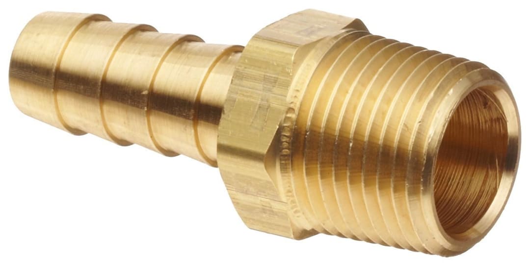 Aeroquip 3/8 NPT X 1/2 Brass Hose Barb