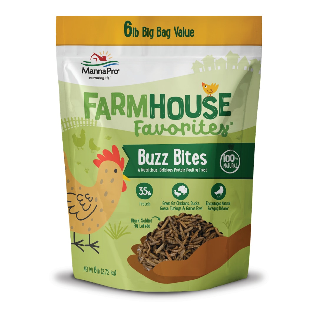 Manna Pro Farmhouse Favorites Buzz Bites Poultry Treat – 6lb