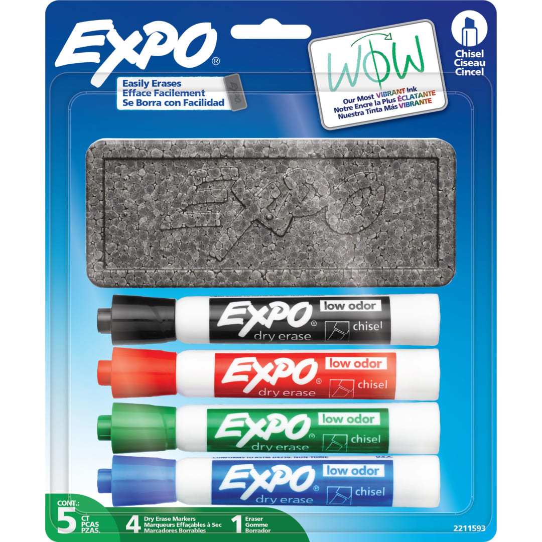 EXPO DE LO CHISEL 4CT + ERASER