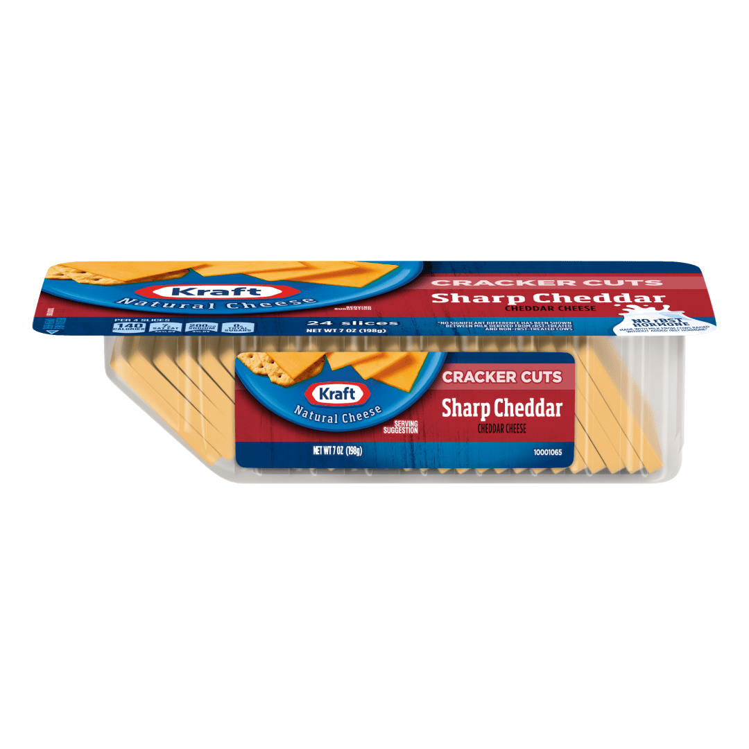 Kraft Cracker Cuts Sharp Cheddar Cheese, 24 ct Tray