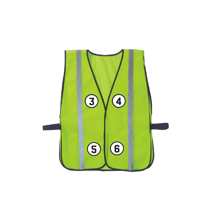 GloWear 8020HL Hi-Vis Safety Vest - Non-Certified, Hook + Loop