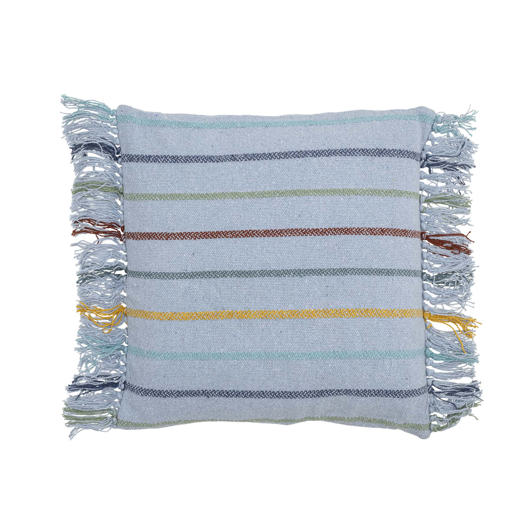 82062191 - Frey Cushion, Blue, Recycled Cotton STOCK: 10