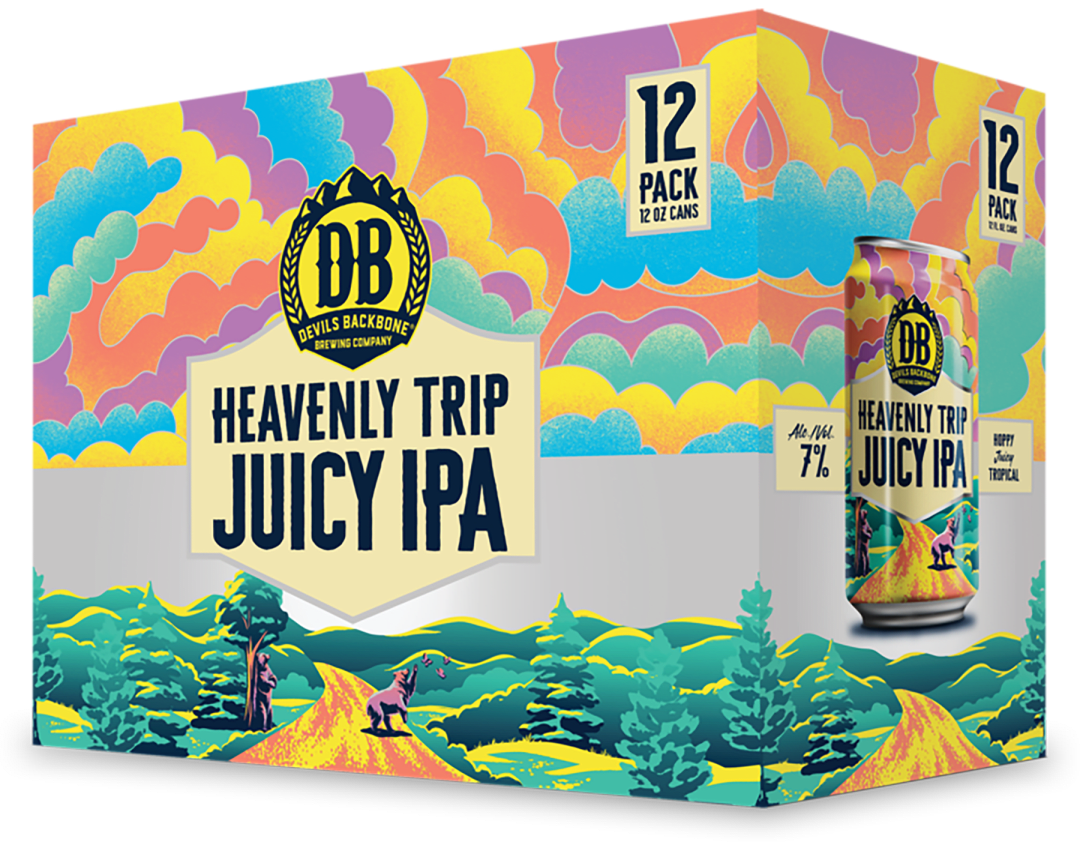 Devils Backbone Heavenly Trip 12x12 oz Can Pack CARRIER - Craft Direct