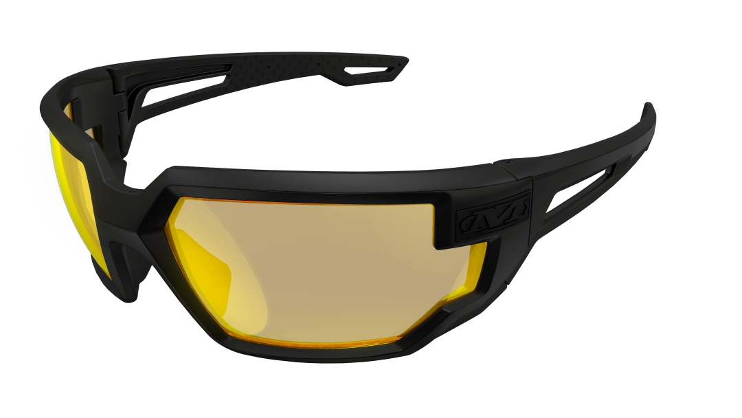 Tactical Type-X | Black Frame | Amber Lens