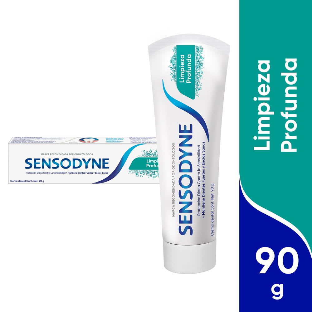 Pasta Dental Sensodyne Limpieza Profunda 90g