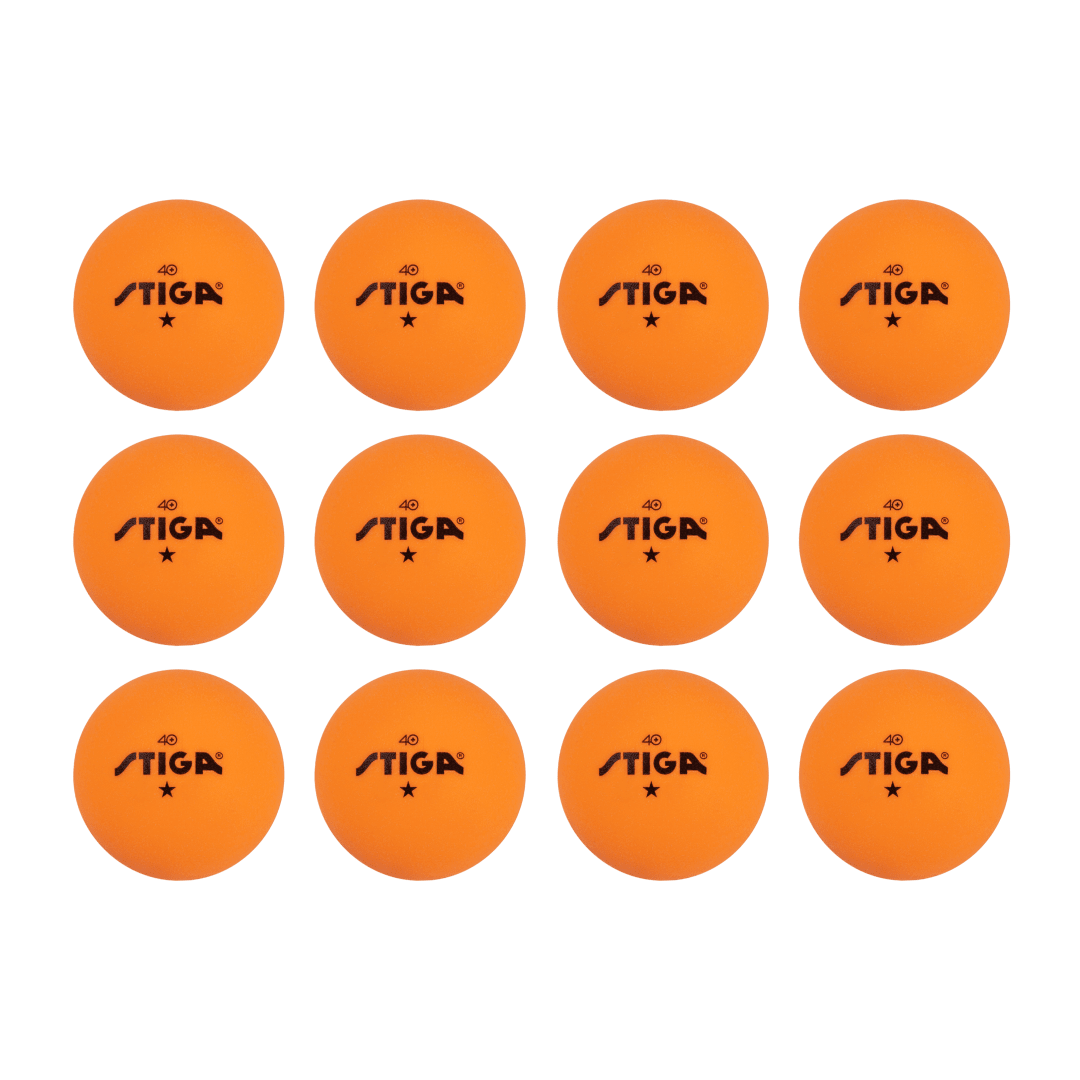 STIGA 1-Star Orange Balls (12-
