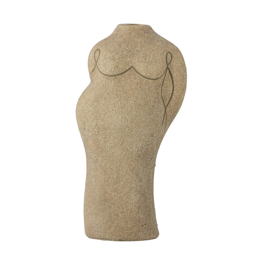 82058382 - Lulu Deco Vase, Brown, Terracotta STOCK: 300