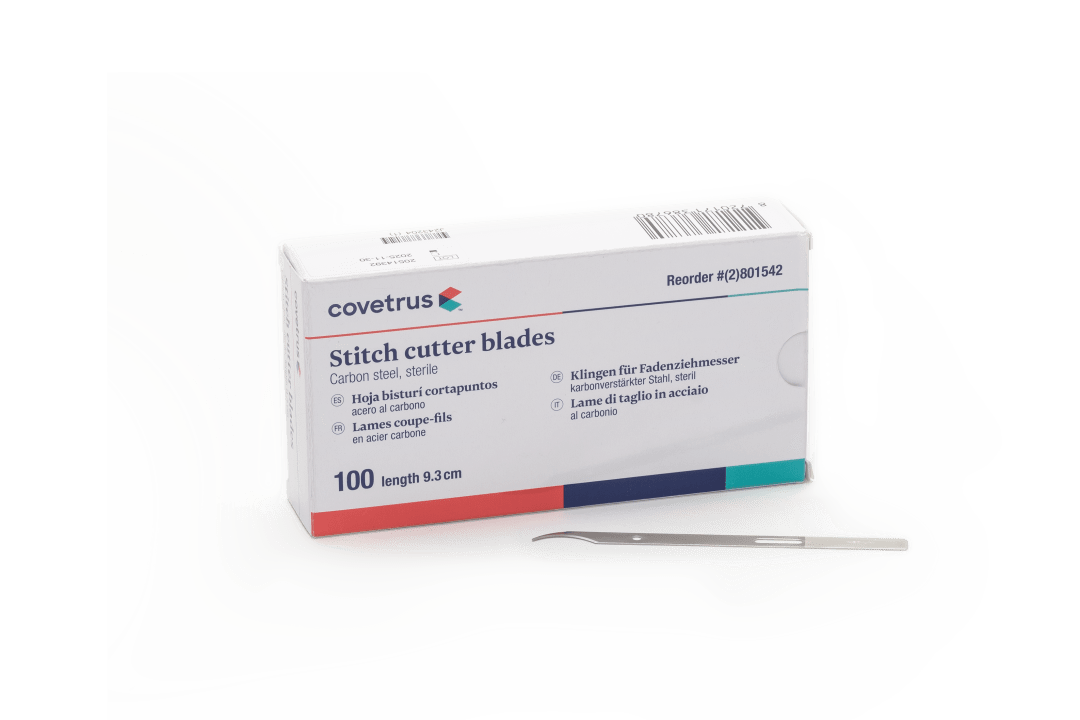 Covetrus Carbon Steel Stitch Cutter Blades, Sterile
