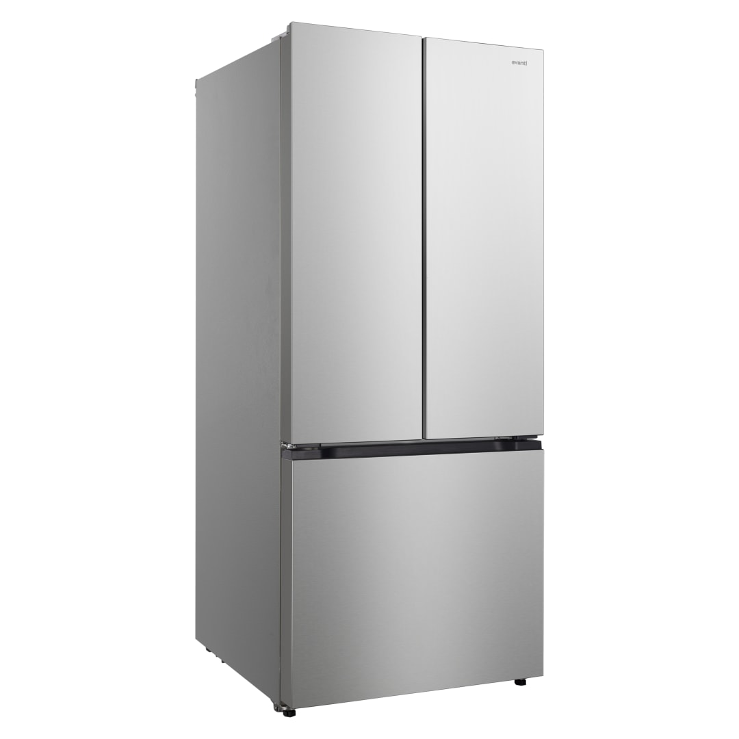 Avanti Frost Free French Door Refrigerator​, 17.5 cu. ft., in Stainless Steel (FFFDS175L3S)