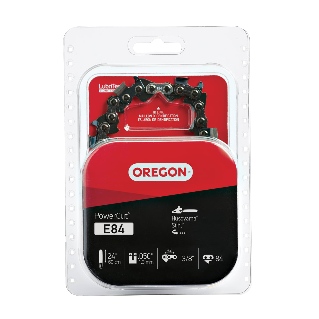 Oregon E84 PowerCut Saw Chain for 24in. Bar - 84 Drive Links - fits Echo, Husqvarna, Stihl and Efco models