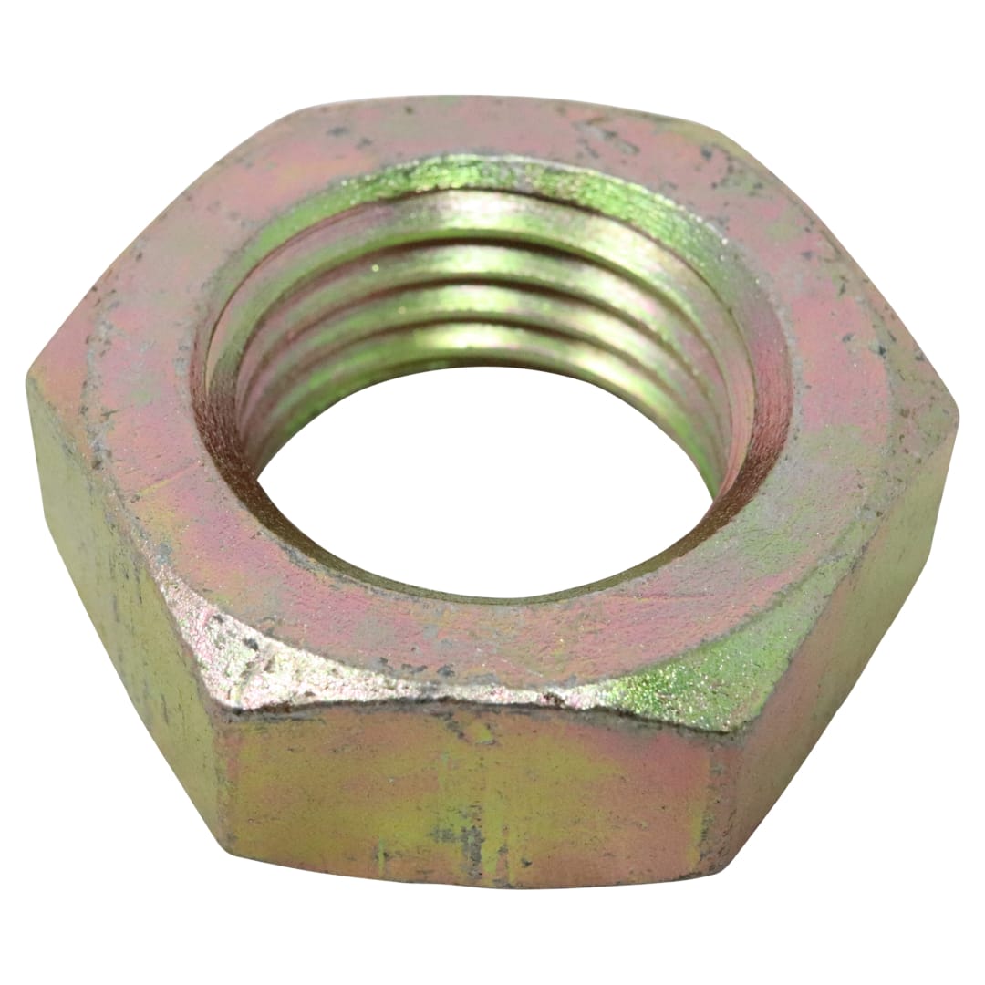 Wastebuilt® Replacement for McNeilus 1-1/4"-6 Jam Nut Grade 8 Yellow Zinc