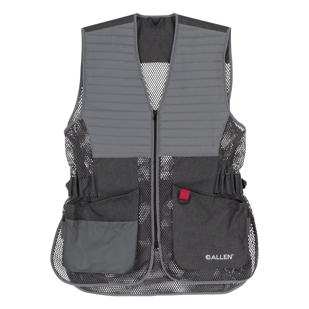 Allen Company Competitor Shooting Vest, Fits M/L, Gray