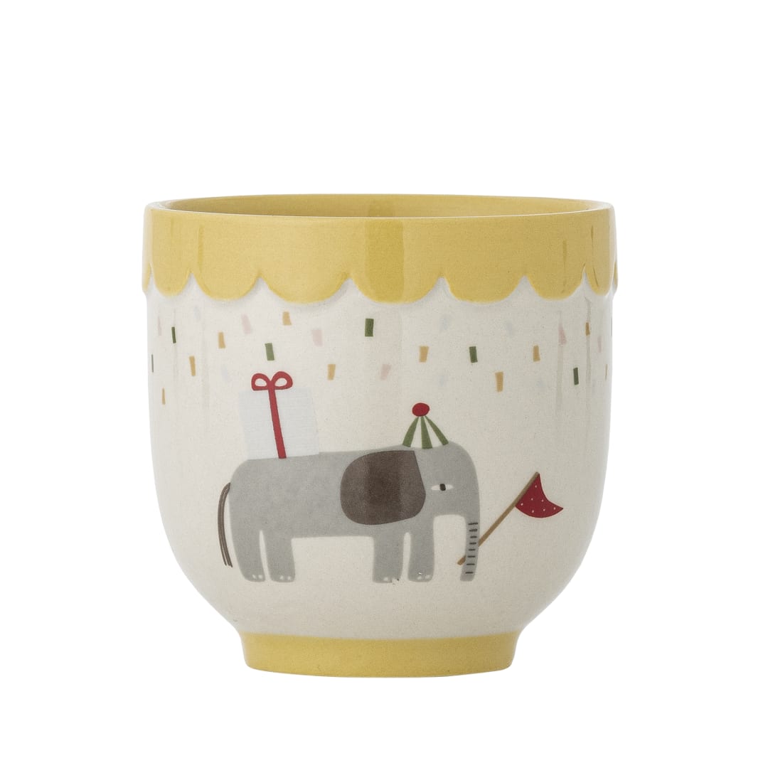 82063088 - Celebrate Cup, Yellow, Stoneware STOCK: 300