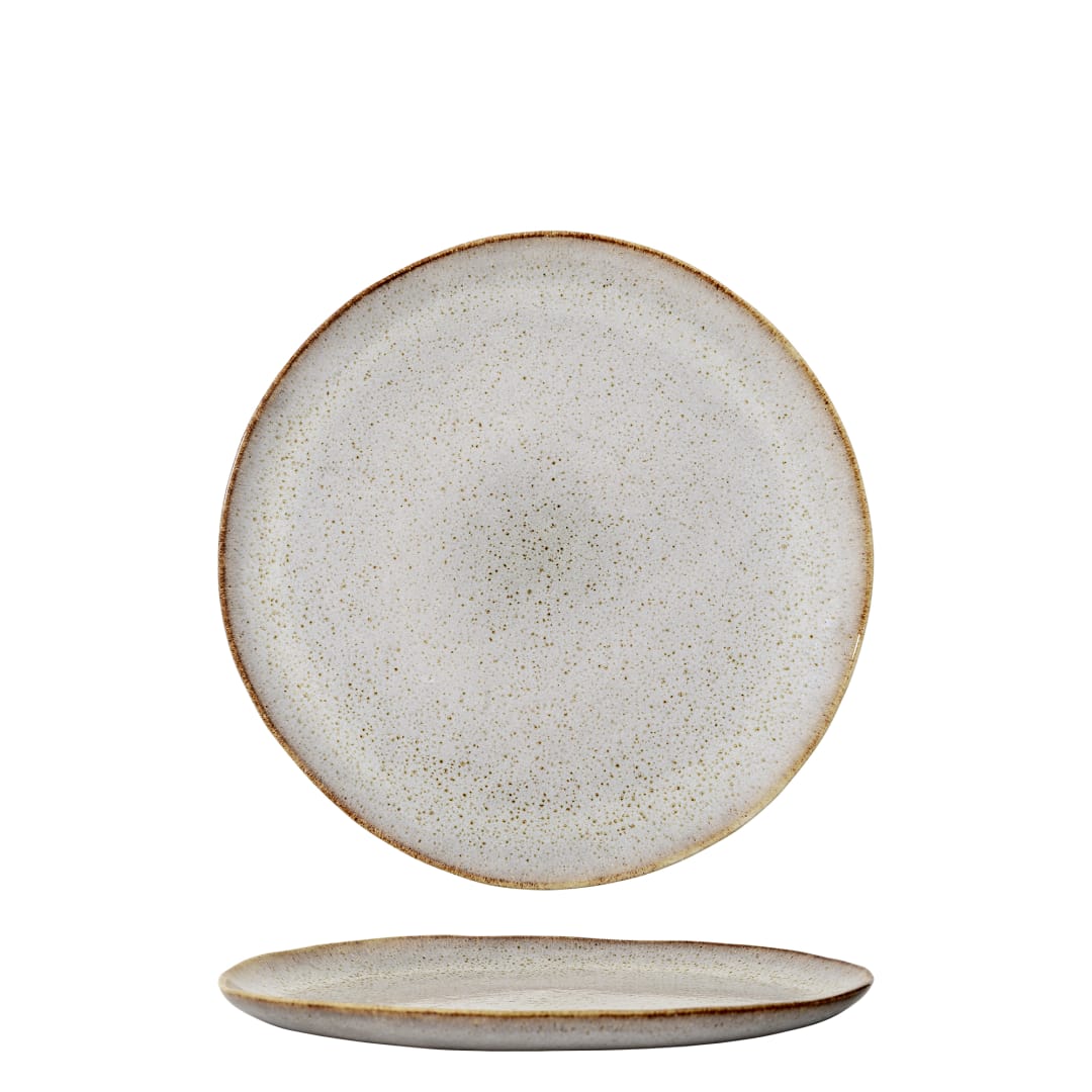 17904139 - Sandrine Plate, Nature, Stoneware STOCK: 300