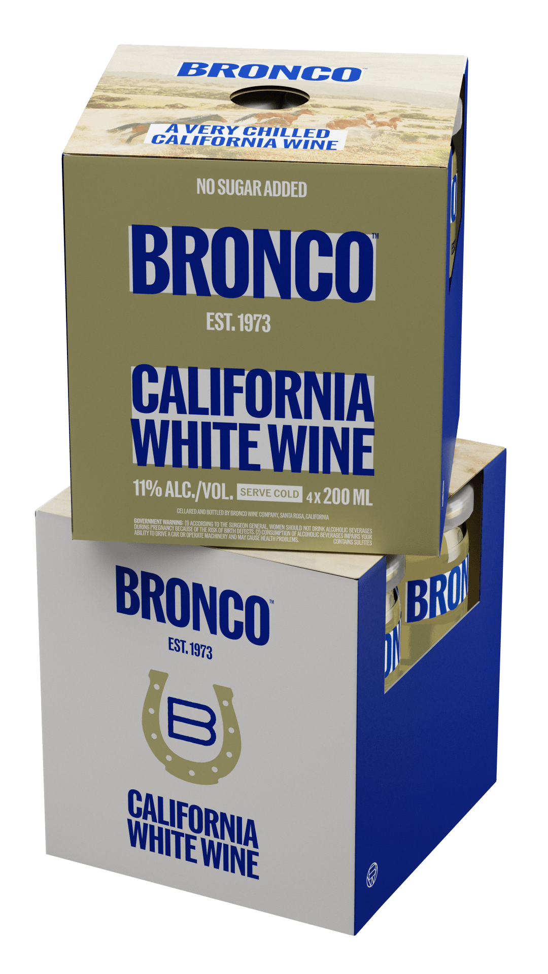 Bronco 1973 CaliforniaWhite Wine 200ml 4 PK