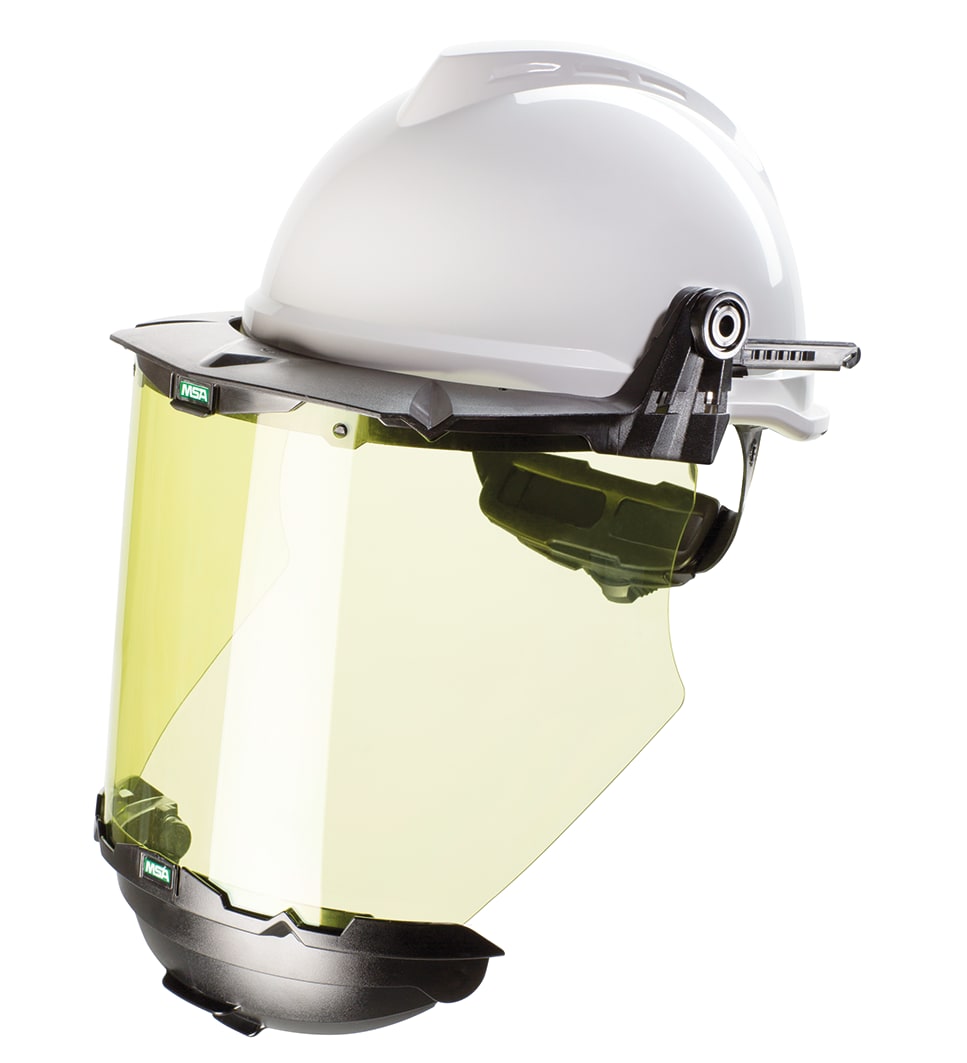 Protection de la tête et du visage pour les électriciens
