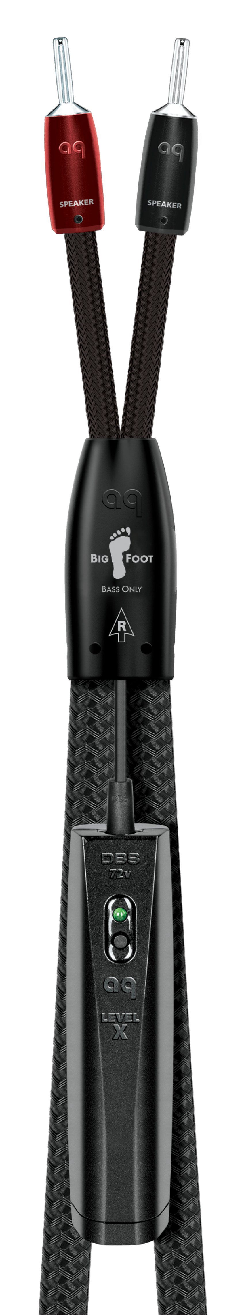 AudioQuest BigFoot Bass-Only Speaker Cable w/ RF/ND-Tech for Midrange and Bass