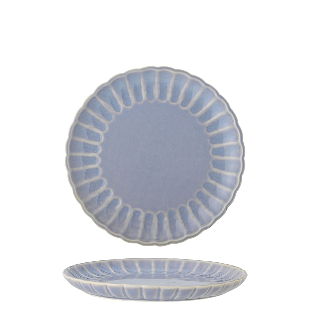82061371 - Latina Plate, Blue, Stoneware STOCK: 300