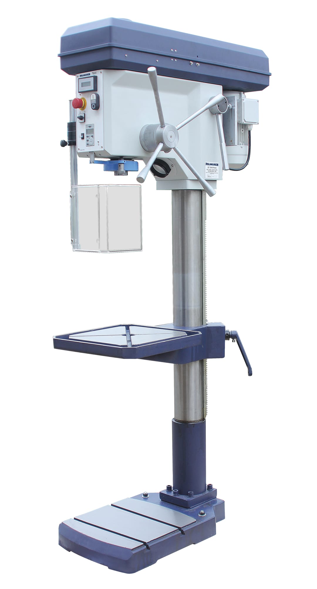 22" 9-Speed Floor Step Pulley Drill Press (230V 3 Phase)