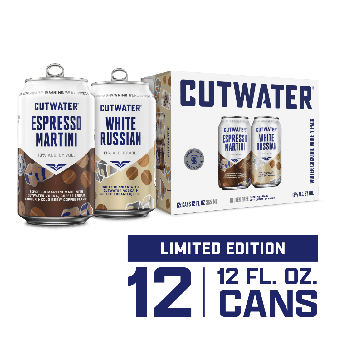 Cutwater Winter Cocktail Variety Pack 12 pack of 12 fl oz Cans