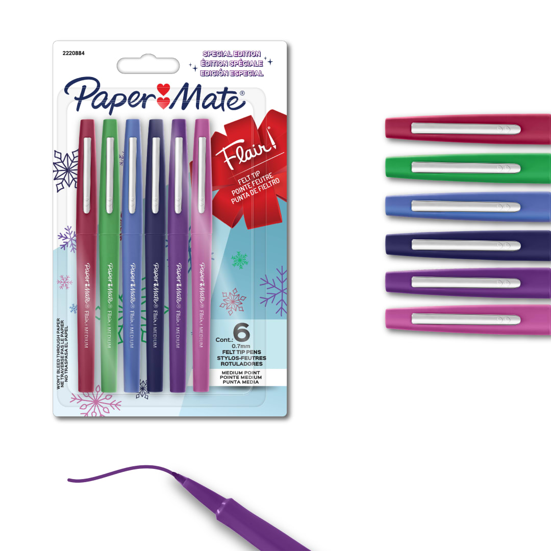 Paper Mate® Flair Rotuladores, Punta Media (0.7mm), 2220885