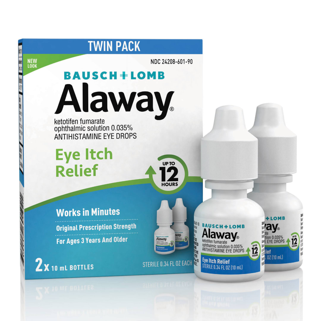 Alaway Antihistamine Eye Drops 2 x 0.34 fl oz (10 mL)