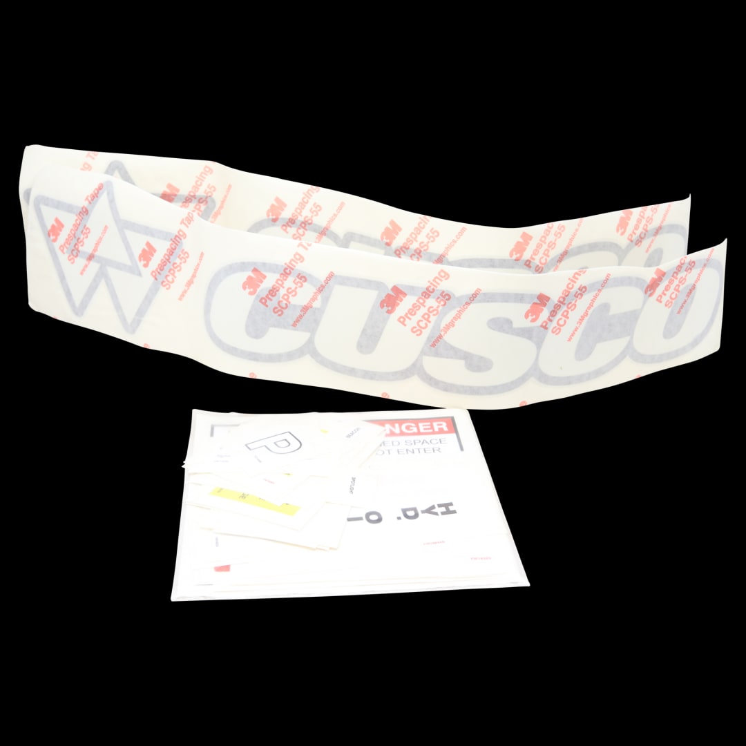 Cusco Decal Kit with Black logo