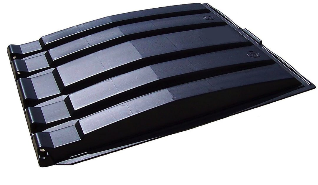 Galbreath™ Poly Lid 30 X 37 Single Wall Black