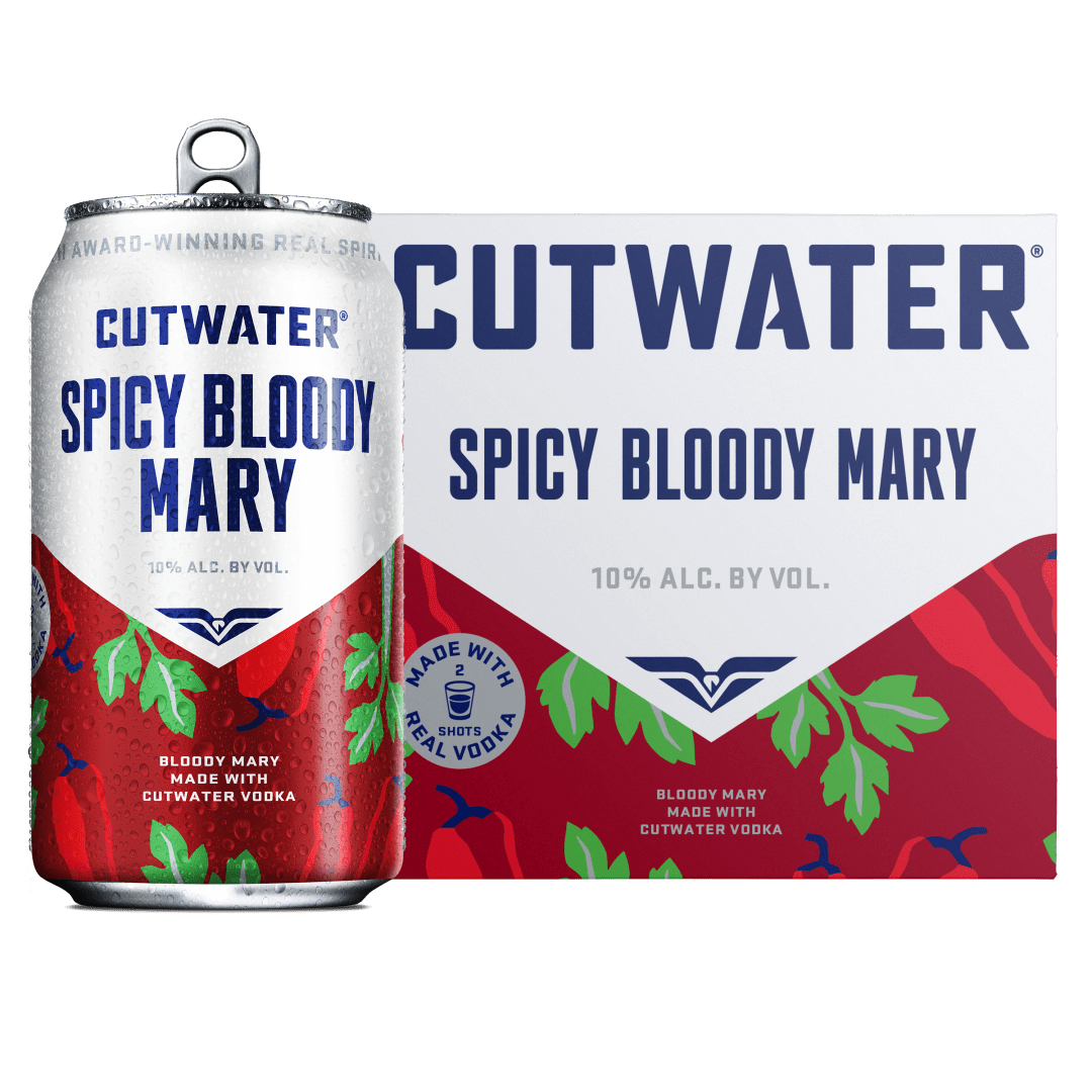 Cutwater Spicy Bloody Mary, 4 Pack 12 fl. oz. Cans