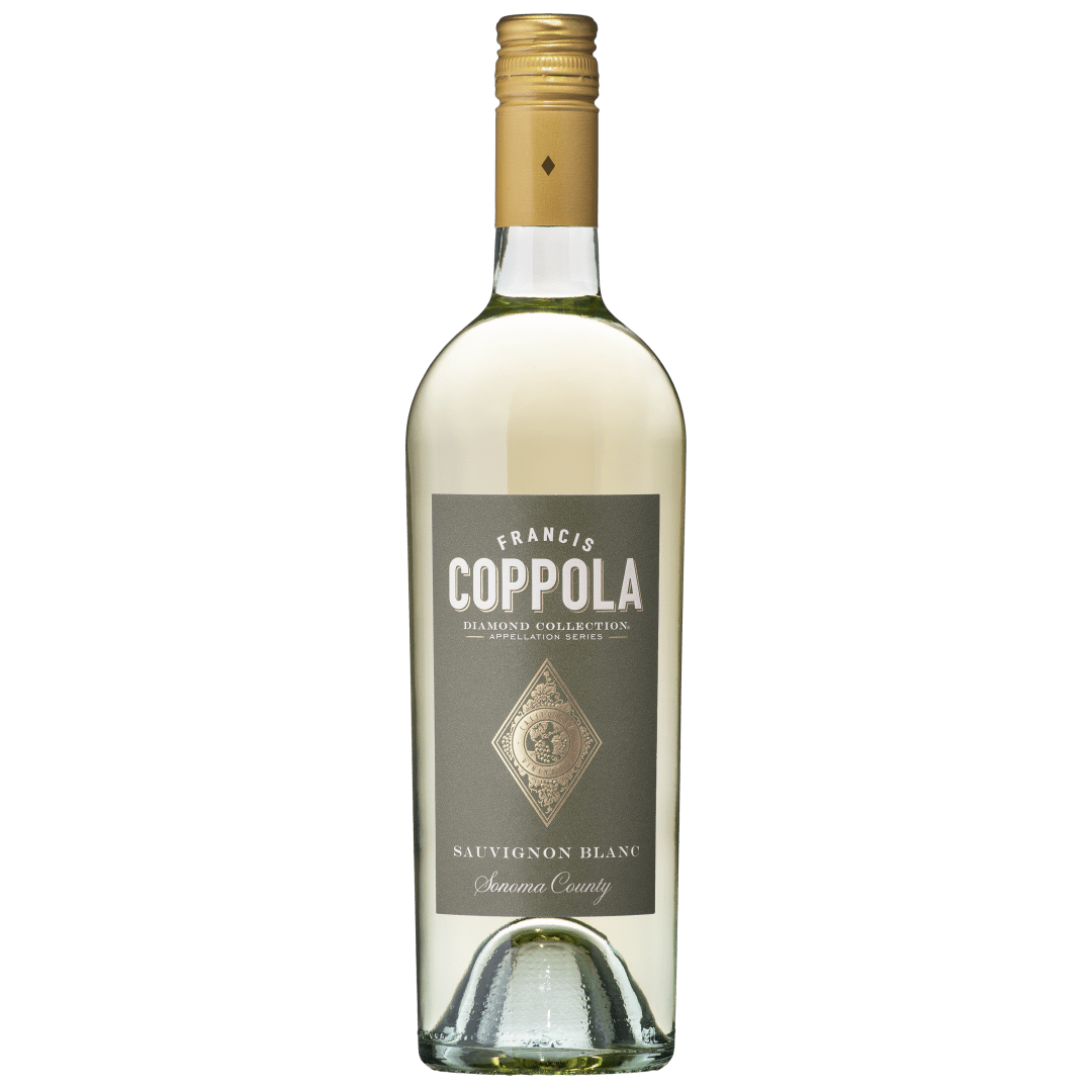 Francis Coppola Diamond Appellation Series Sauvignon Blanc Sonoma County California White Wine, 750 mL Glass Bottle