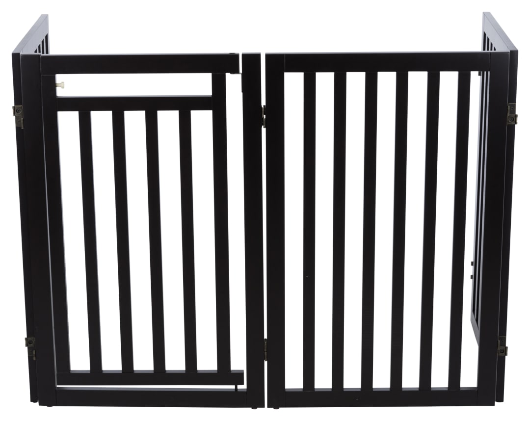 Freestanding 4-Panel Pet Gate 32" Tall