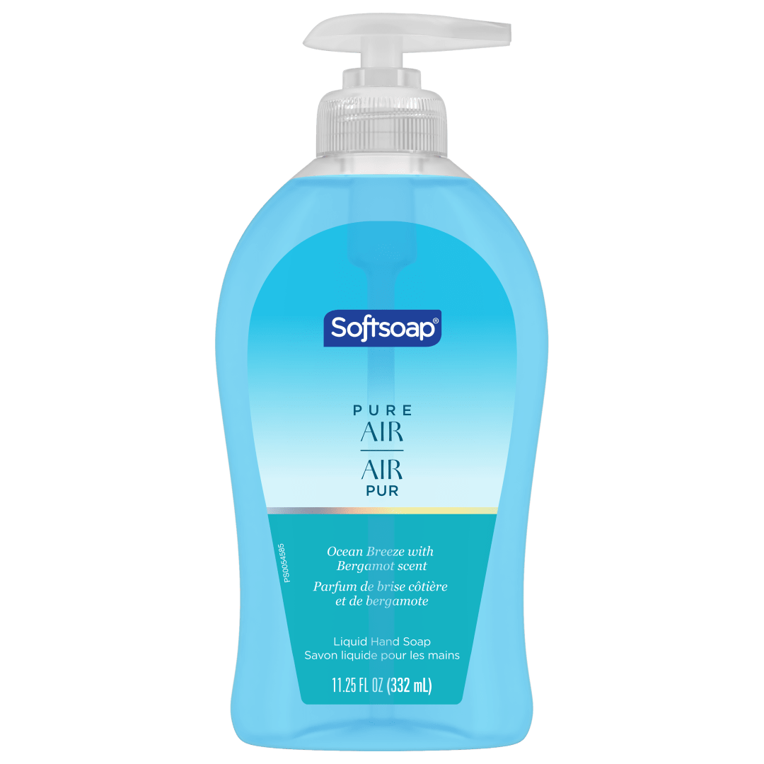 Softsoap Pure Air Liquid Hand Soap, Ocean Breeze with Bergamot Scent, 11.25 oz Bottle