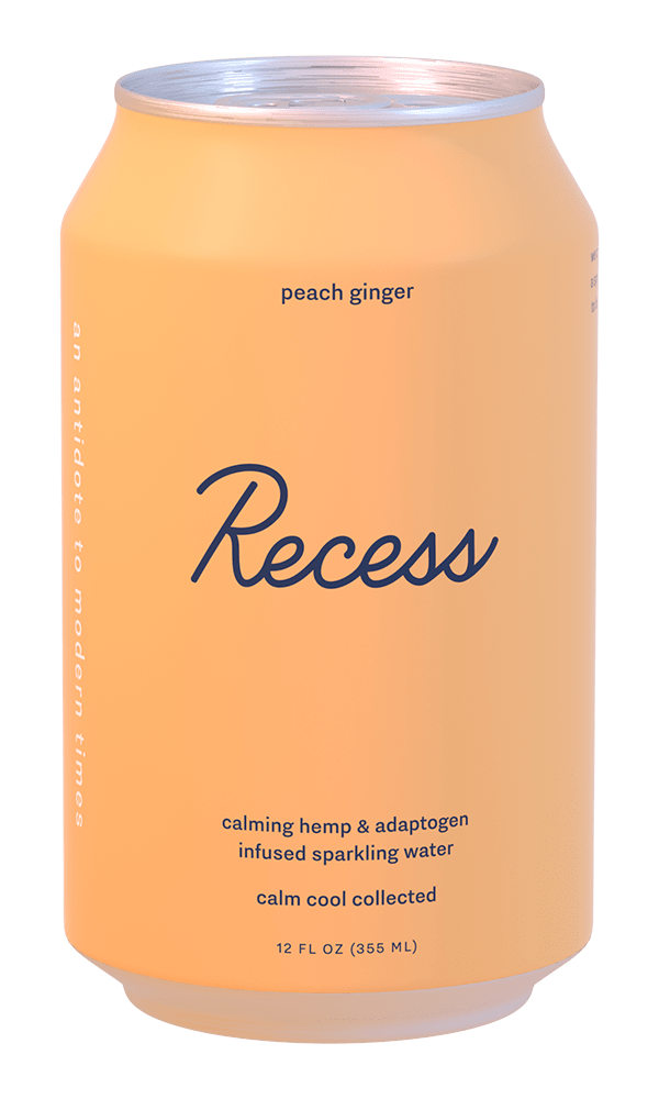 Recess Hemp Peach Ginger Can 12B 12Z