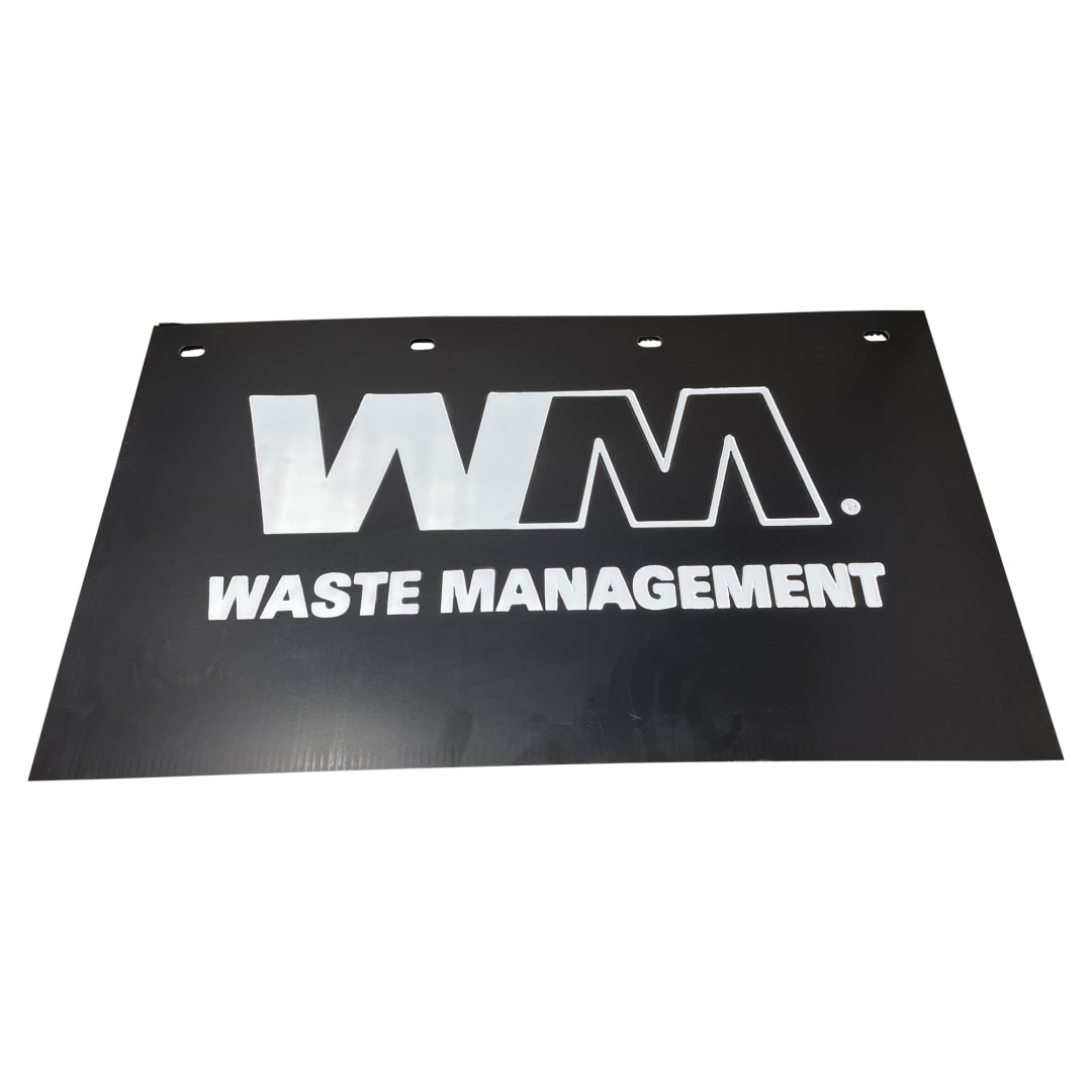 Globetech 24 X 14 Poly Mudflap - WM Logo