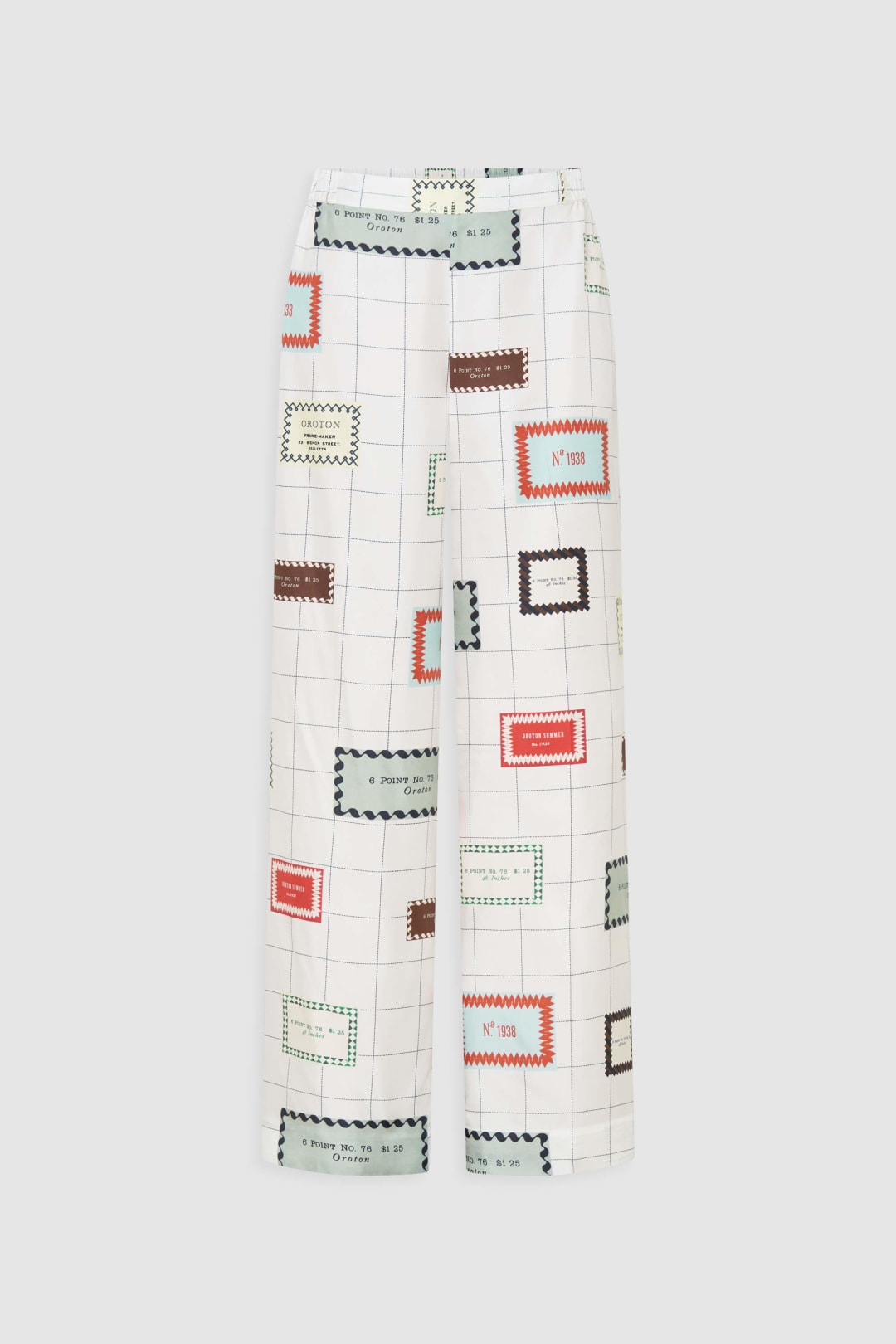Label Print Pyjama Pant