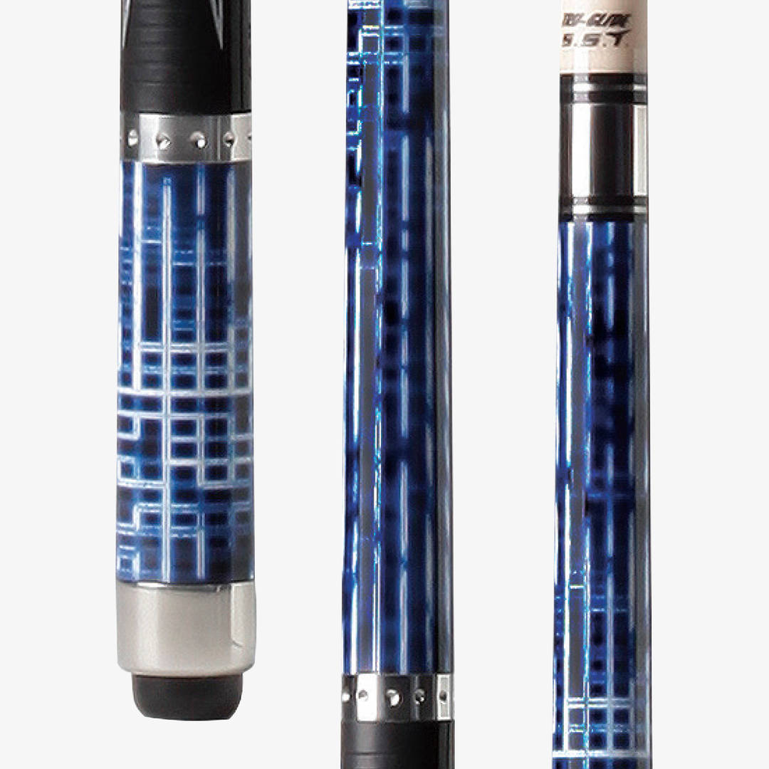 Cue Tec BLU/WHT GEOMETRIC GRAP
