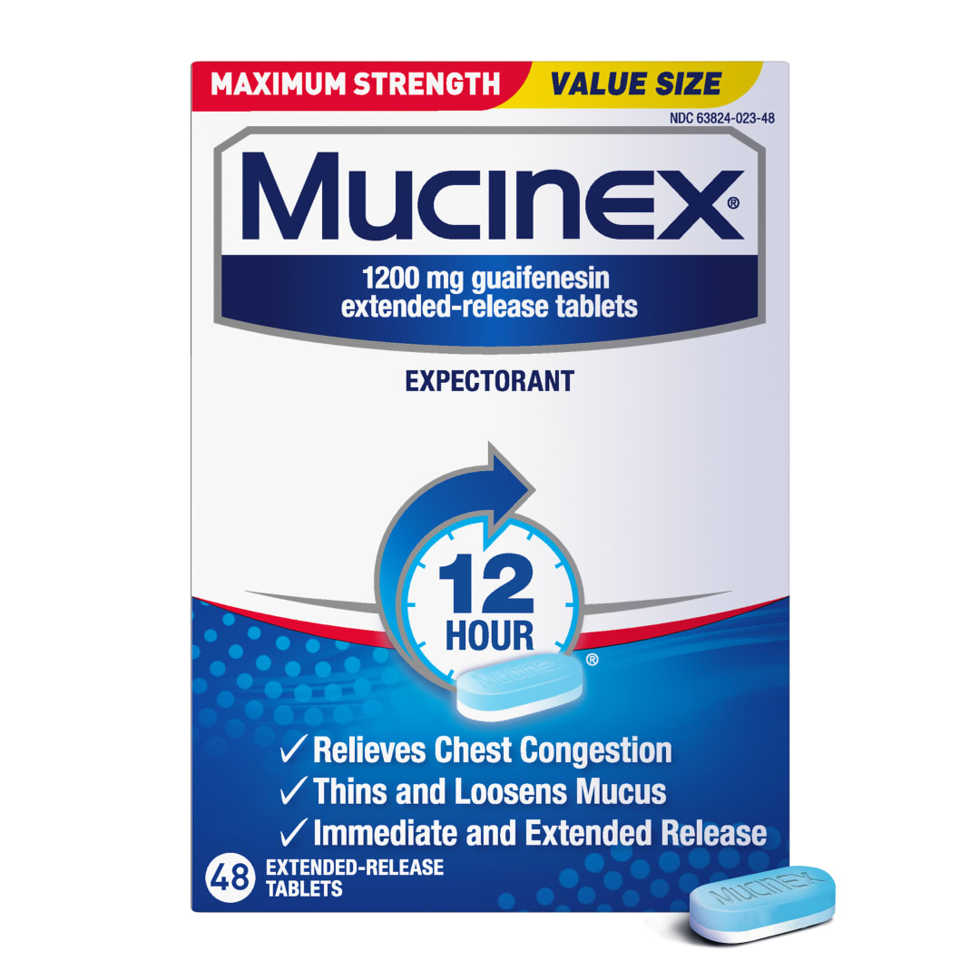 MUCINEX® SE - Extended Release Bi-Layer Tablets 12/48 ct.