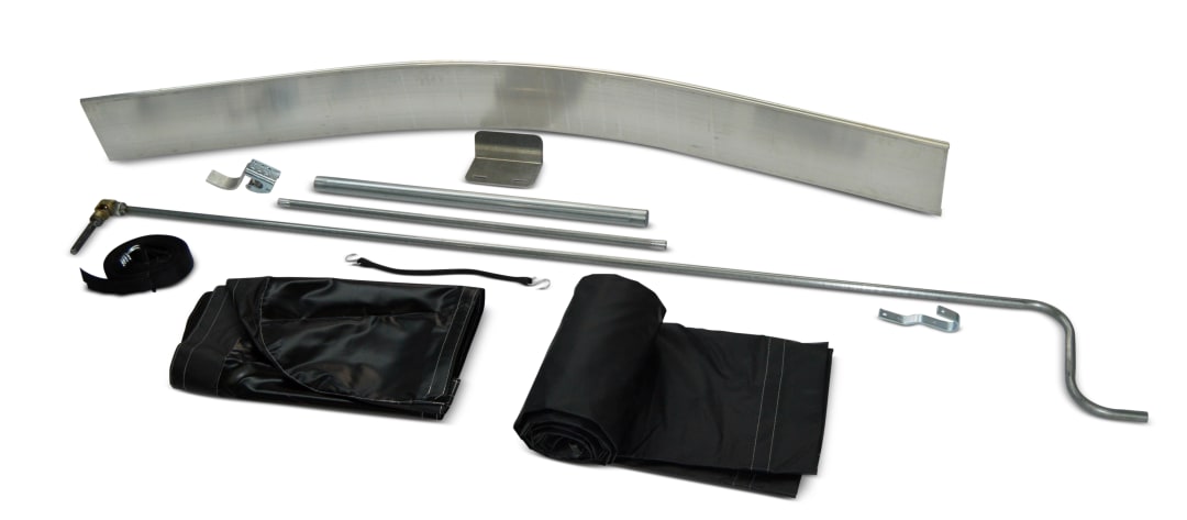 36' x 96" Side Roll Transfer Trailer Kit - W/O Bows