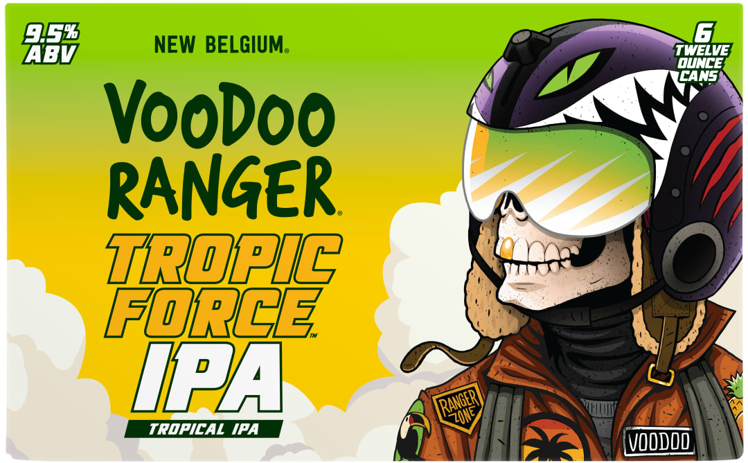 Voodoo Ranger Tropic Force IPA Beer, 6 Pack, 12 fl oz Cans