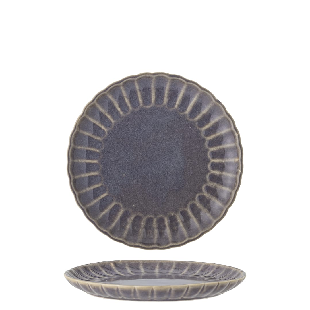 82061373 - Latina Plate, Purple, Stoneware STOCK: 300