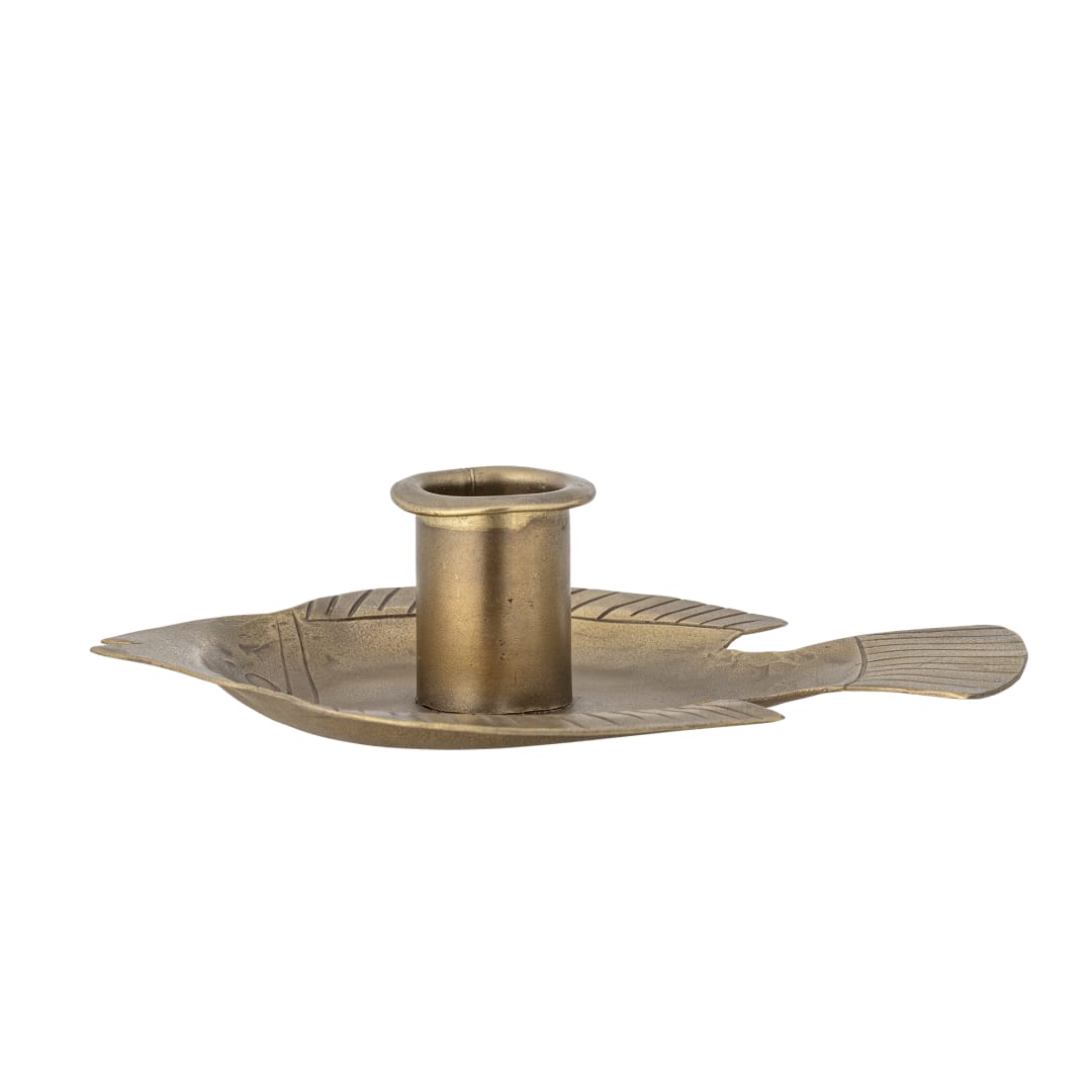 82068620 - Fabius Candle Holder, Brass, Iron STOCK: 144