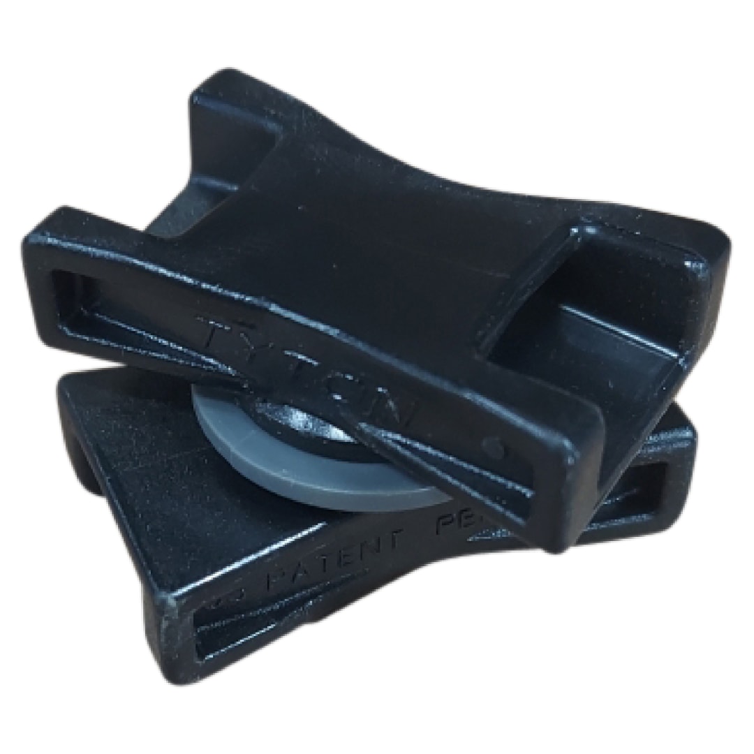 Dual Swivel Saddle Spacer Diameter .625"-6" Black