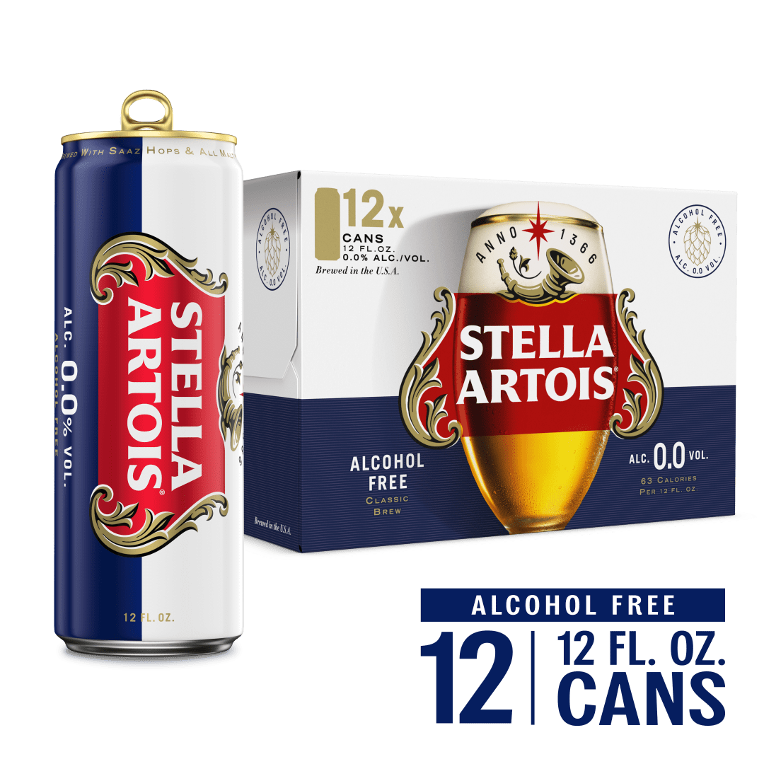 Stella Artois Alcohol Free Beer 12 - 12 fl oz Cans